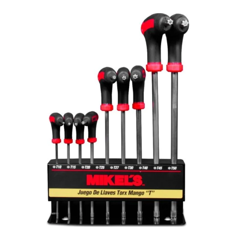 Mikels Set de Llaves Torx con Mango T 9 Piezas, JLLT-9