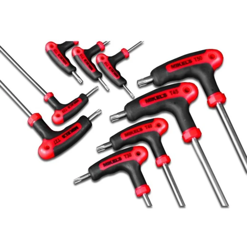 Mikels Set de Llaves Torx con Mango T 9 Piezas, JLLT-9