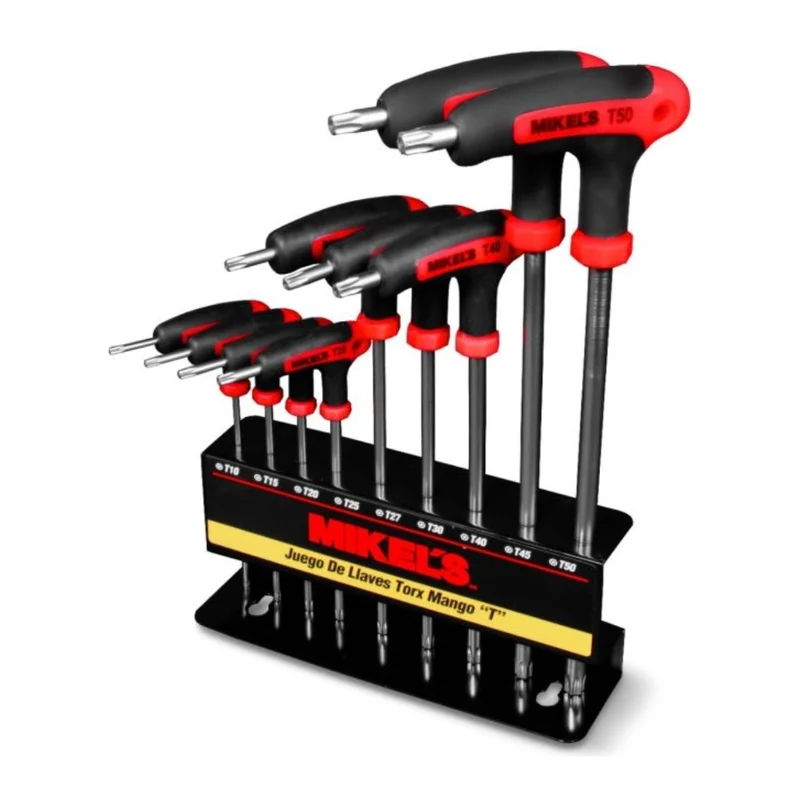 Mikels Set de Llaves Torx con Mango T 9 Piezas, JLLT-9