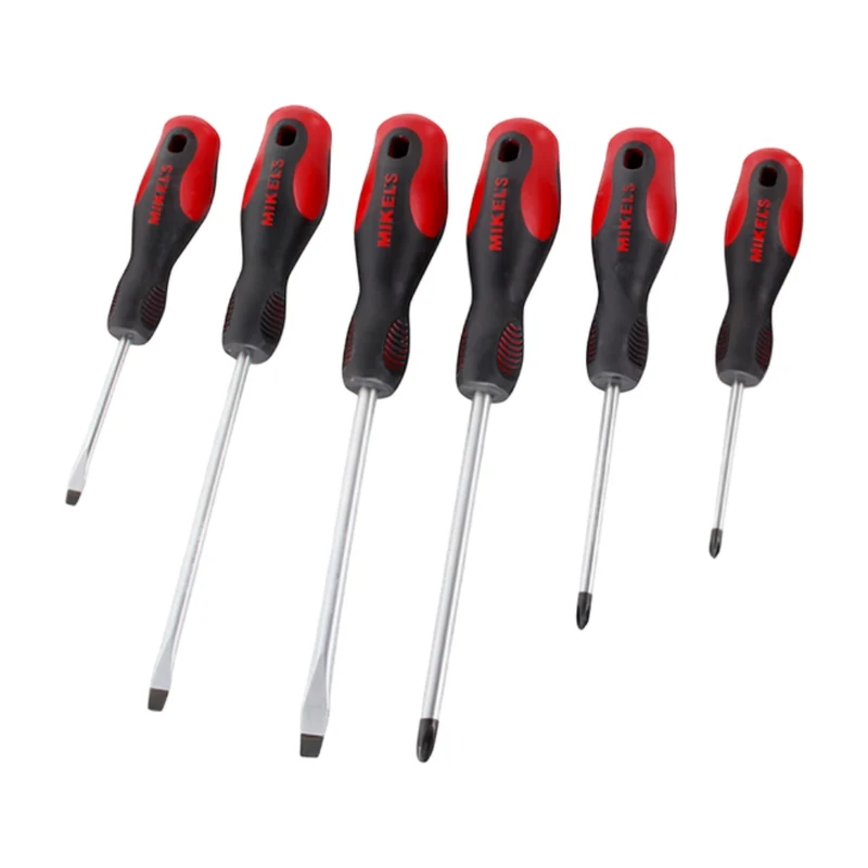 Mikels Set Destornilladores con Punta Magnetizada 6 Piezas, JDB-6