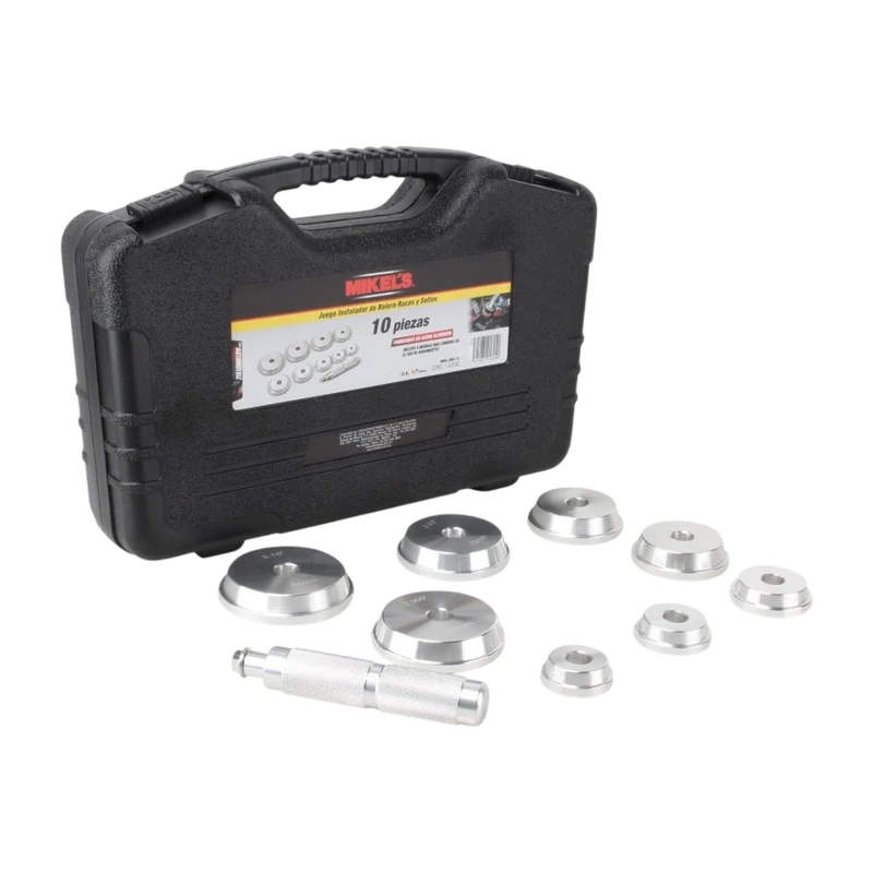 Mikels Kit Instalador de Baleros y Sellos de 10 Piezas, JIBS-10