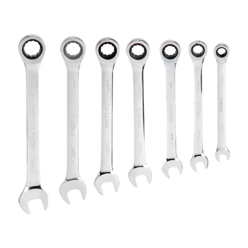 Mikels Set Llaves Combinadas con Sistema de Trinquete 7 Piezas, SLCM-7