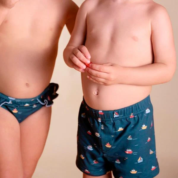 Bañador Boxer Lycra Barcos Güito