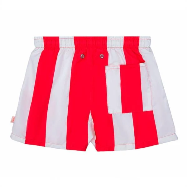 Bañador Boxer Secado Rápido Rojo Rayas Güito
