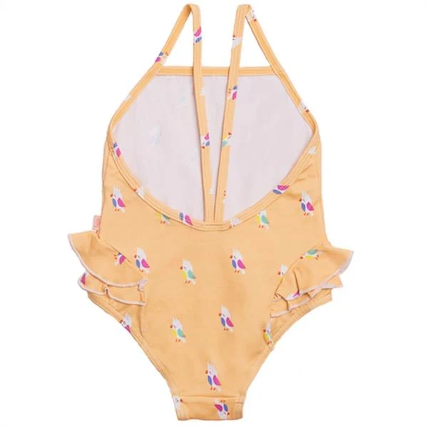 Bañador Niña Cacatuas Amarillo Güito