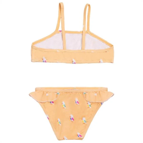 Bikini Niña Cacatuas Amarillo Güito