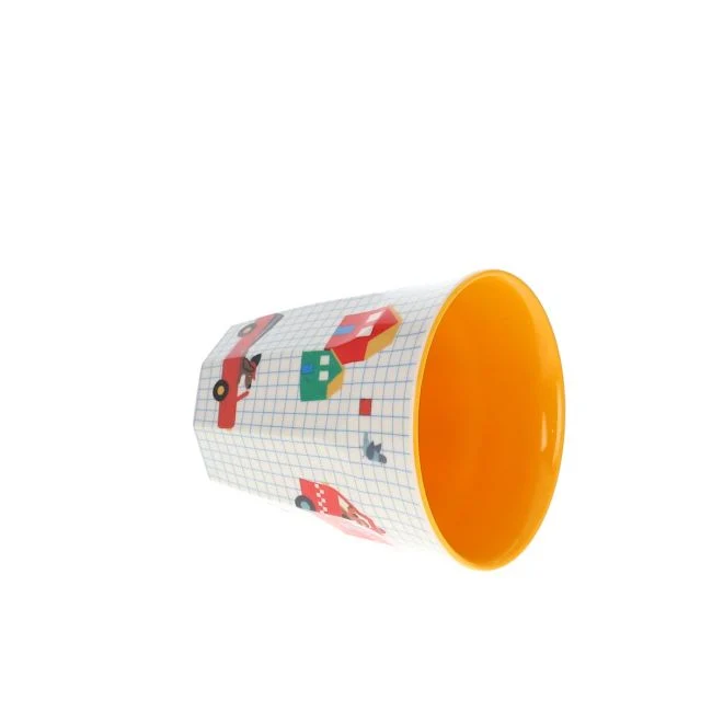 Vaso Infantil Pequeño Melamina Vehículos Y Perros Croquette