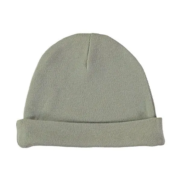 Gorro Primera Puesta Lillymom Tiny Liso Forest 0 a 3 meses