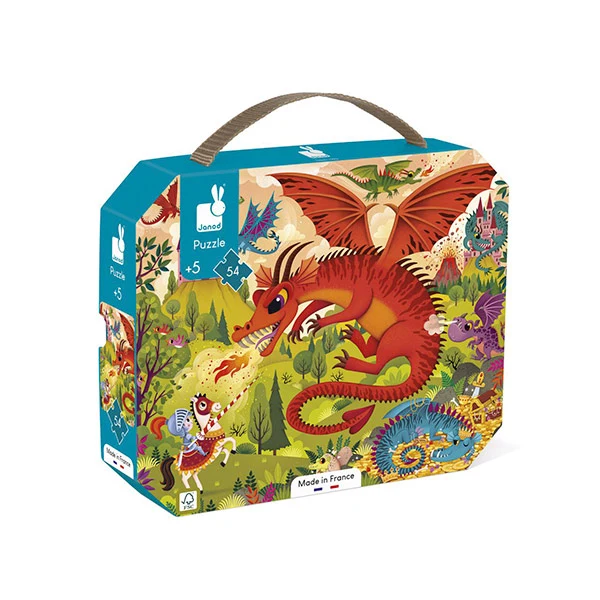 Puzzle Reino De Dragones 54 Piezas Janod