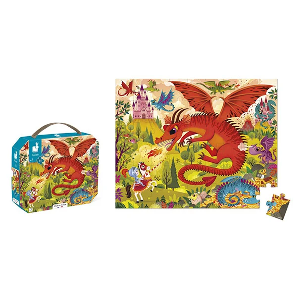 Puzzle Reino De Dragones 54 Piezas Janod