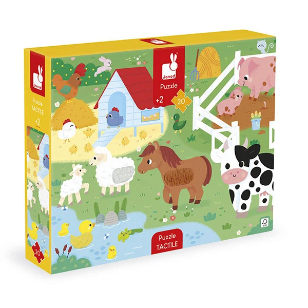 Puzzle Táctil De La Granja Janod