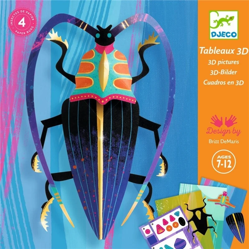 Papel creativo insectos - Djeco
