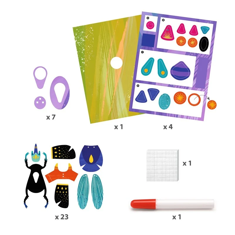 Papel creativo insectos - Djeco