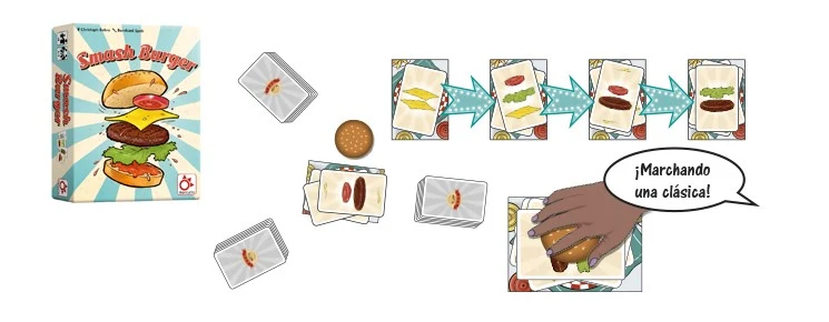 Smash Burger - Juego de Cartas - Mercurio