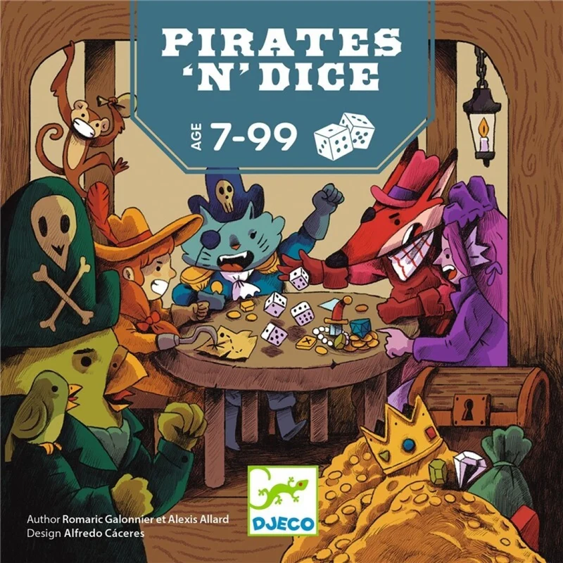 Juego de dados Pirates `n` Dice - Djeco
