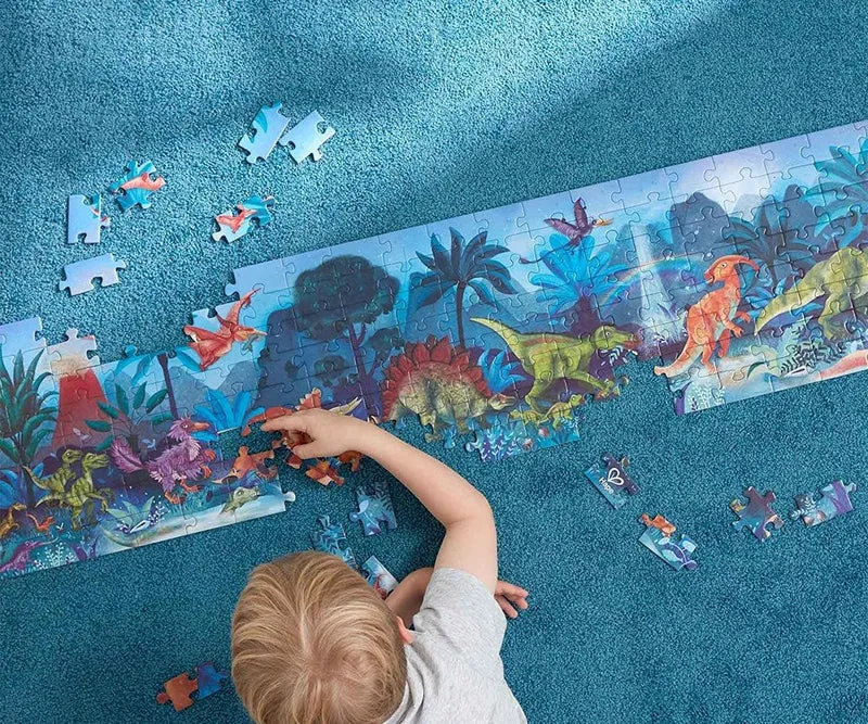 Puzzle Dinosaurios fluorescente - Hape