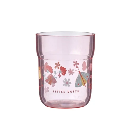 Vaso LT Flores y mariposas 250 ml