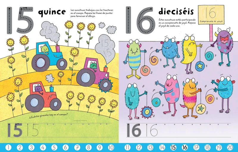Libro pizarra - Escribo los números
