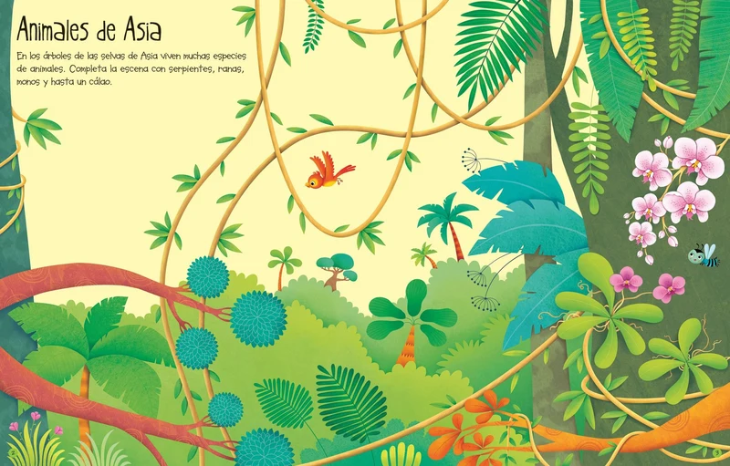 Mi primer libro de pegatinas - La selva
