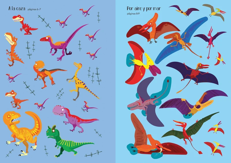 Mi pequeño libro de pegatinas - Dinosaurios