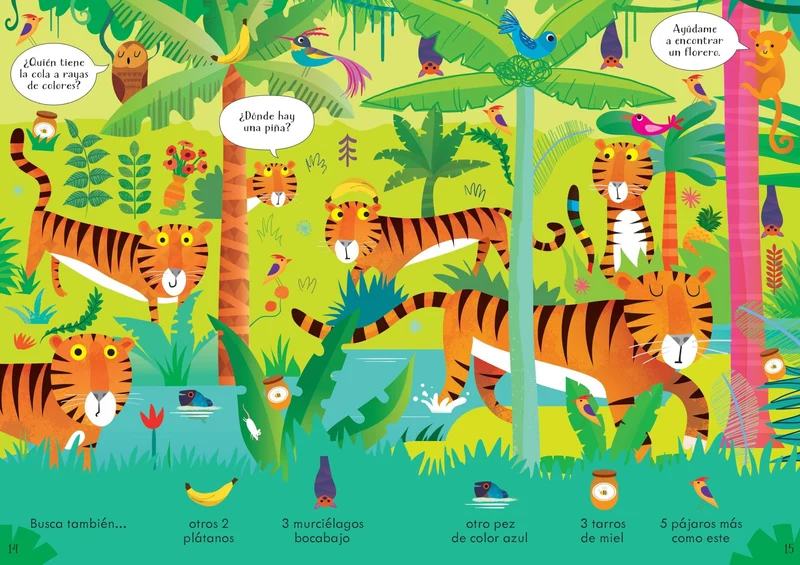Busca y encuentra - En la selva