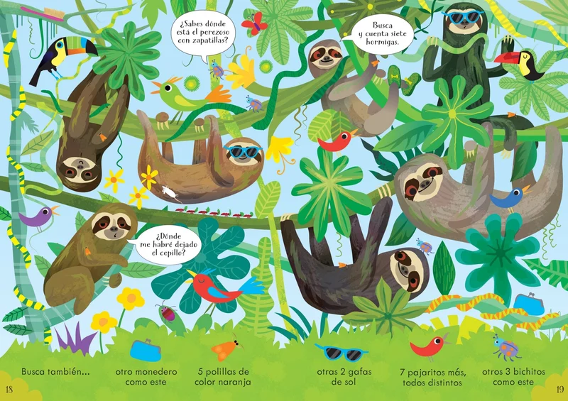 Busca y encuentra - En la selva