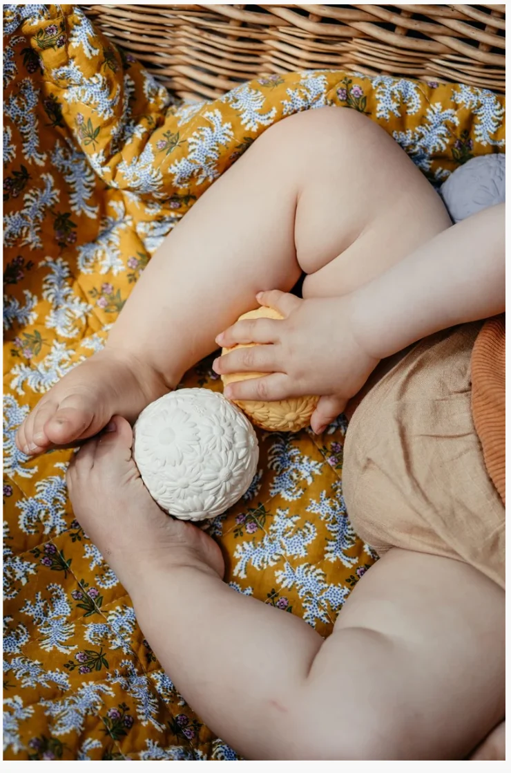 Bola sensorial floral Lila