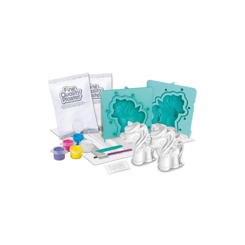 Moldea y pinta: Unicornios en 3D- 4M