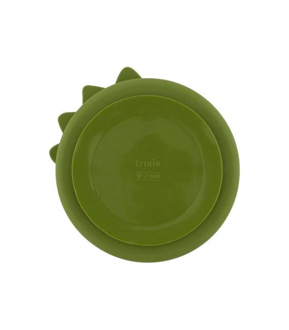 Plato con ventosa y divisiones Dino - Trixie