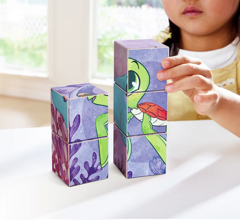 Puzle Bloques de Madera Iti- Manatí x Hape