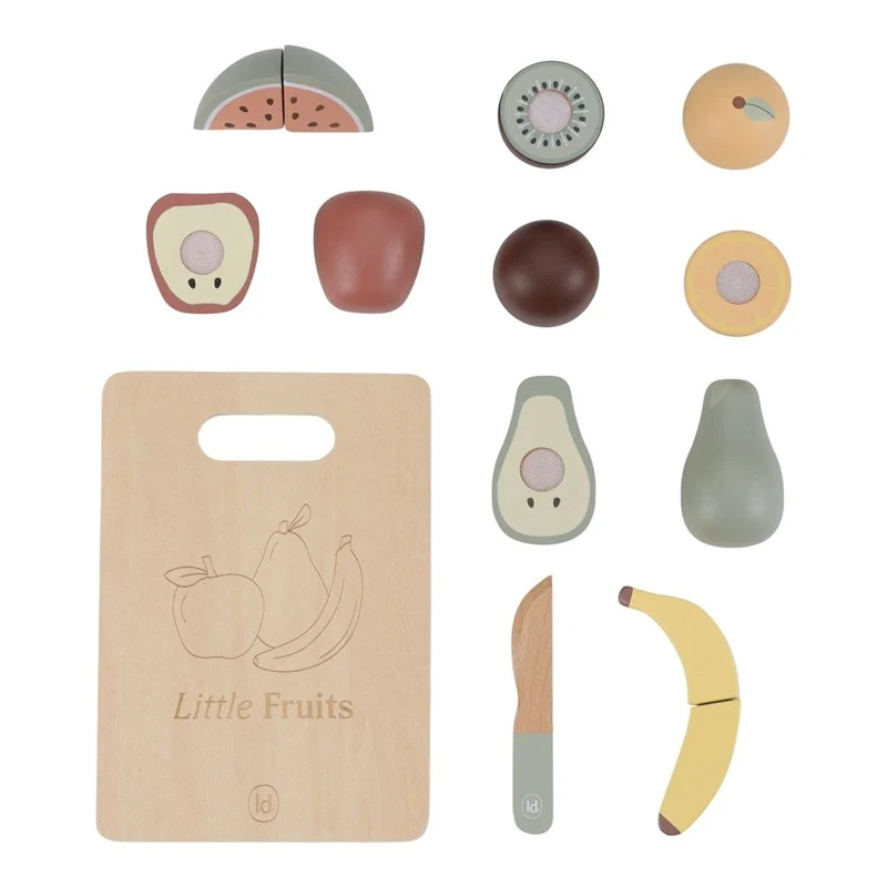 Set de Frutas para Cortar de Madera - Little Dutch