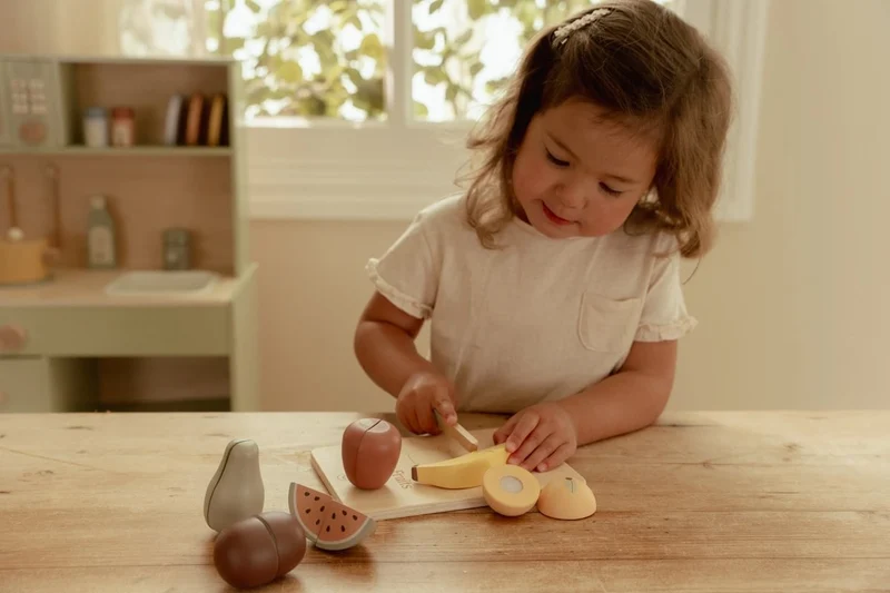 Set de Frutas para Cortar de Madera - Little Dutch