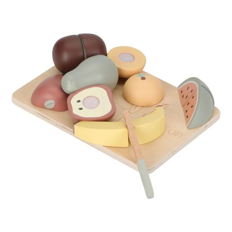 Set de Frutas para Cortar de Madera - Little Dutch