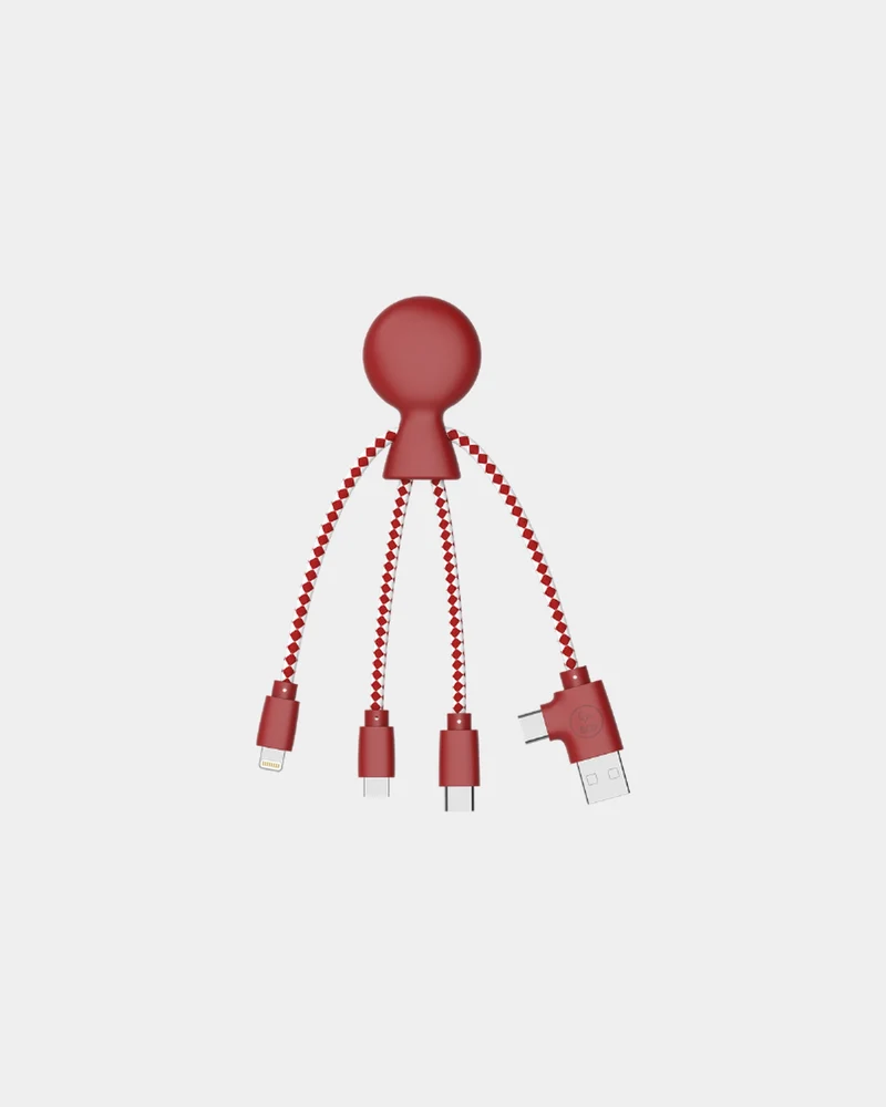 Cable de carga multiconector reciclado para personalizar