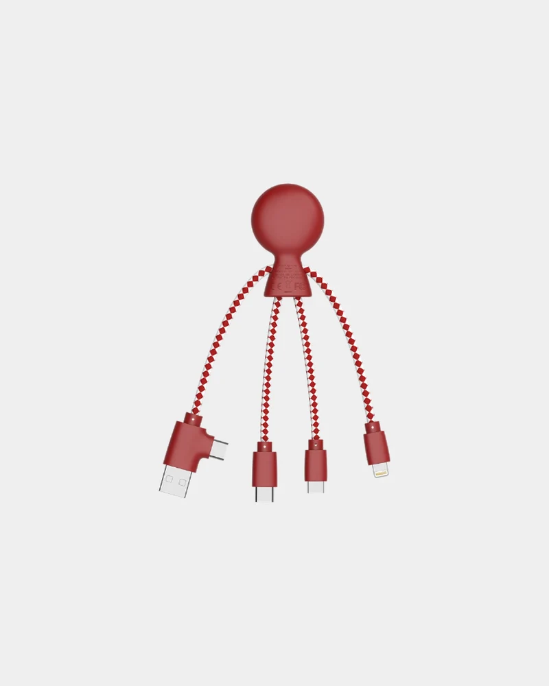 Cable de carga multiconector reciclado para personalizar