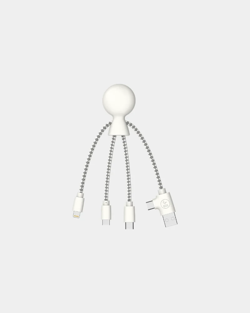 Cable de carga multiconector reciclado para personalizar