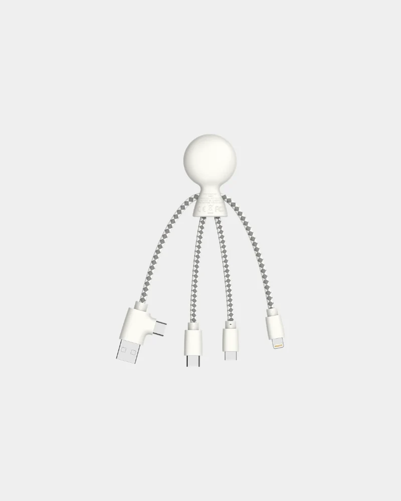 Cable de carga multiconector reciclado para personalizar