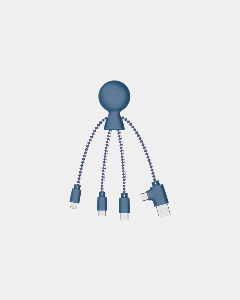 Cable de carga multiconector reciclado para personalizar