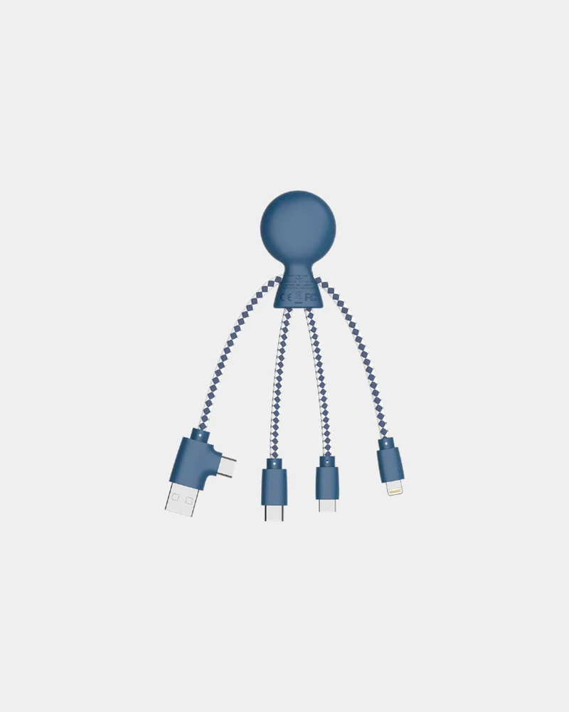 Cable de carga multiconector reciclado para personalizar