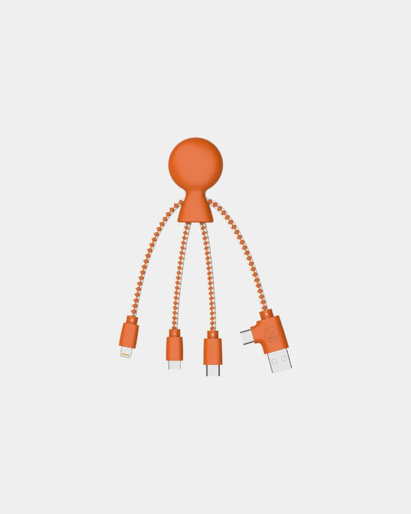 Cable de carga multiconector reciclado para personalizar