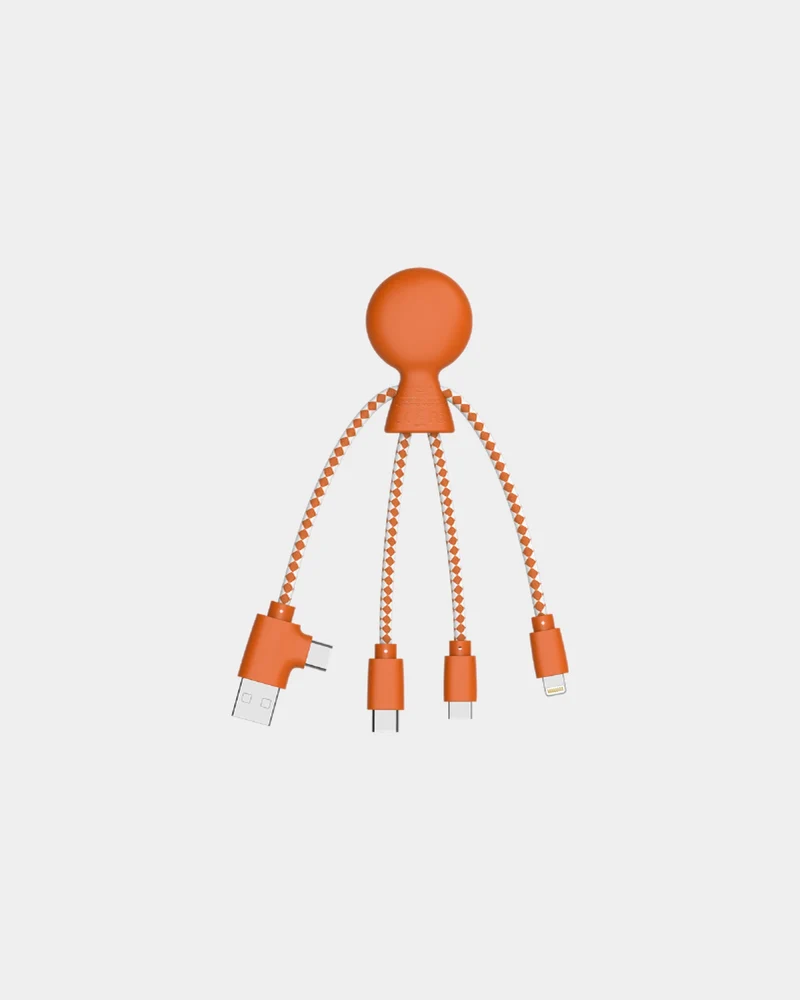 Cable de carga multiconector reciclado para personalizar