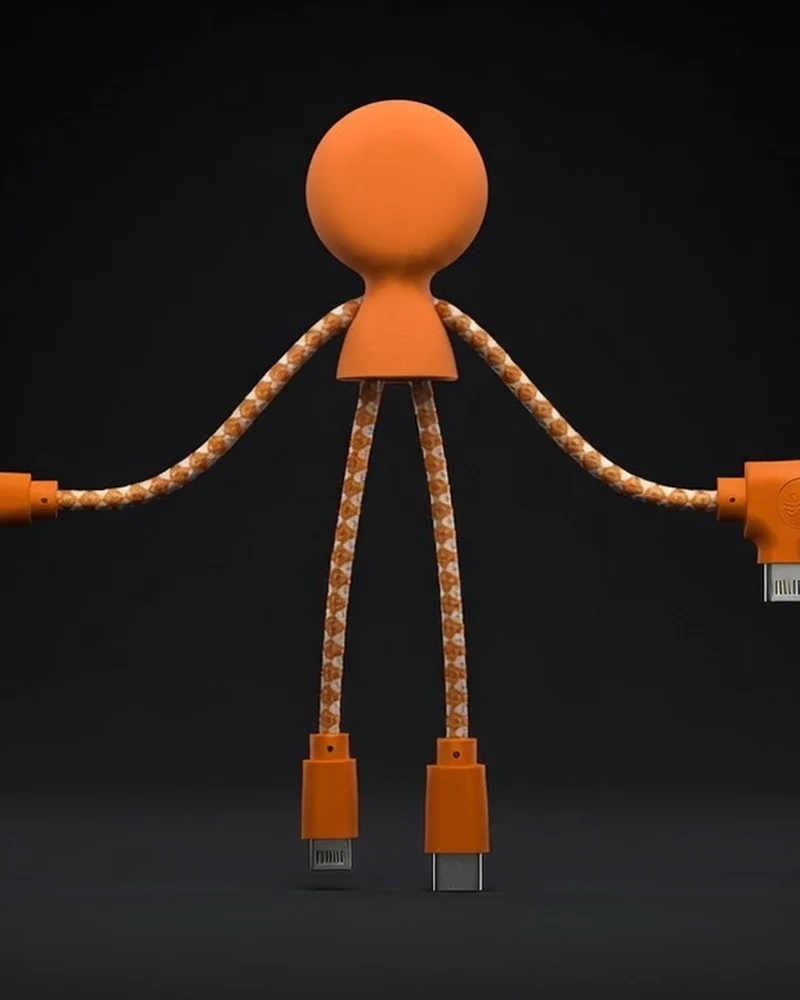 Cable de carga multiconector reciclado para personalizar