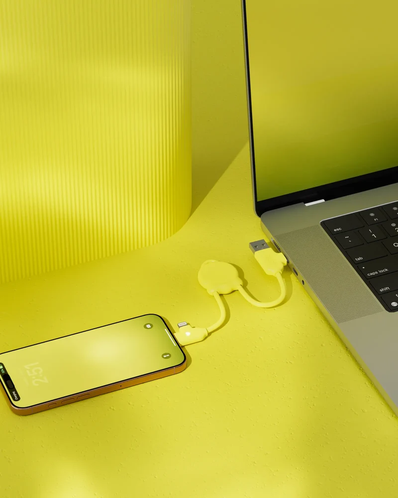 Cable de carga reciclado Octomini para personalizar