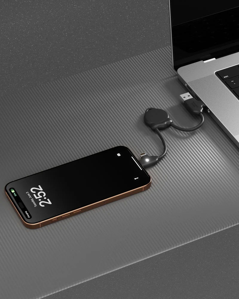 Cable de carga reciclado Octomini para personalizar