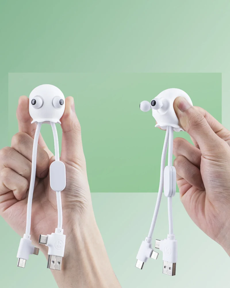 Cable de carga antiestrés Jelly para personalizar