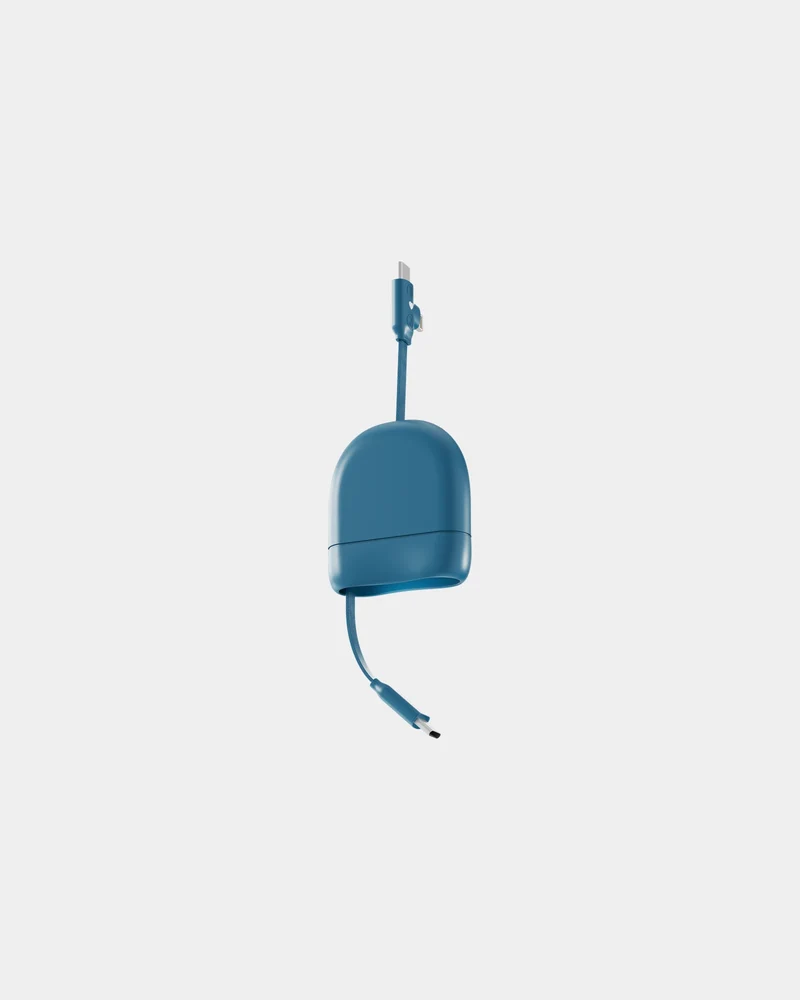 Cable de carga retráctil 60W 1m para personalizar