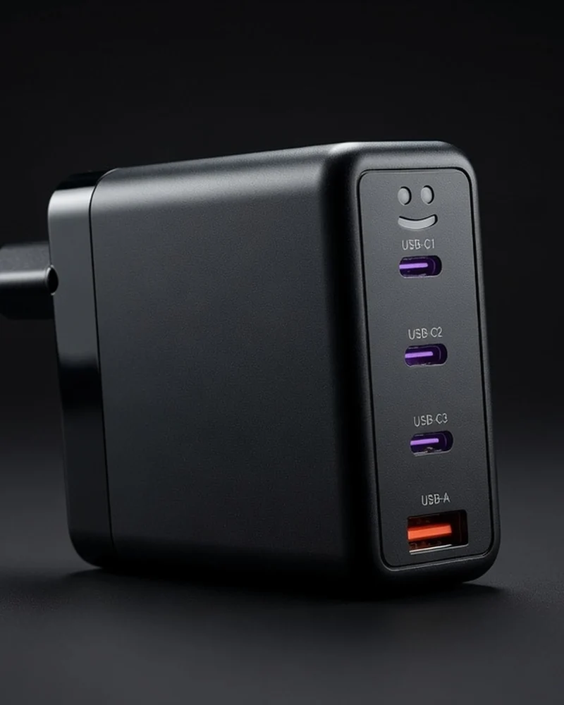 Adaptador cargador doble USB C y USB A para personalizar
