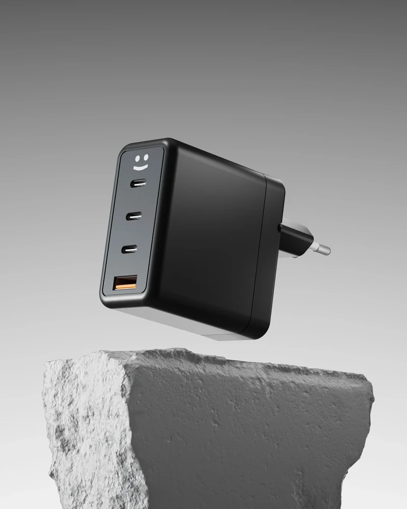 Adaptador cargador doble USB C y USB A para personalizar