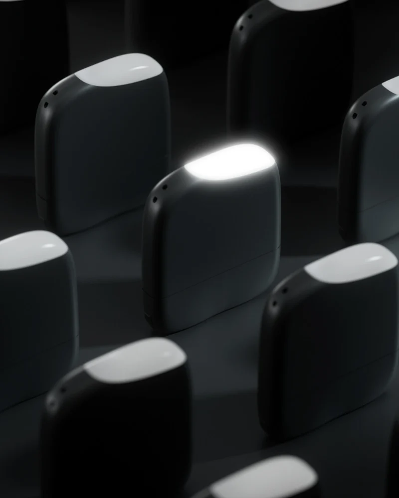 Power bank reciclado 5000mAh con luz LED para personalizar