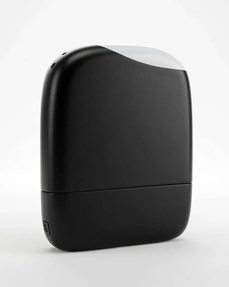 Power bank reciclado 5000mAh con luz LED para personalizar